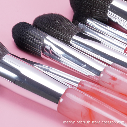 Oem new arrival private label red jade series 14Pcs beili tools eye brush colorful eyebrow makeup brush set free shipping